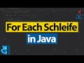 For each Schleife in Java Foreach Schleife Java Tutorial Deutsch Teil 14 Coding Fox