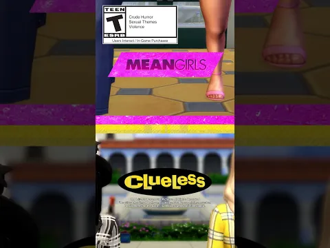 ✨So Fetch✨ #SimsSoFetchThe Sims 4 #MeanGirlsCapsuleKit &  #CluelessCapsuleKit Coming August 27th