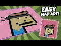 HOW TO MAKE EASY MAP ART OF ANYTHING IN MINECRAFT