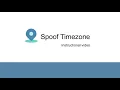 How to use the Spoof Timezone browser extension Tutorial