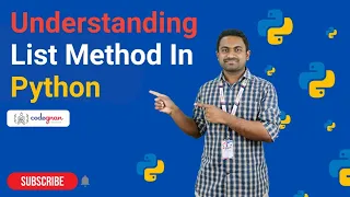 Understanding List Methods in Python Python Tutorials - 2022 Codegnan