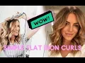 SIMPLE FLAT IRON CURLS TARA THUESON
