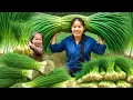 Download Lagu Harvest Giant Spring Onion to sell at the market with single mom