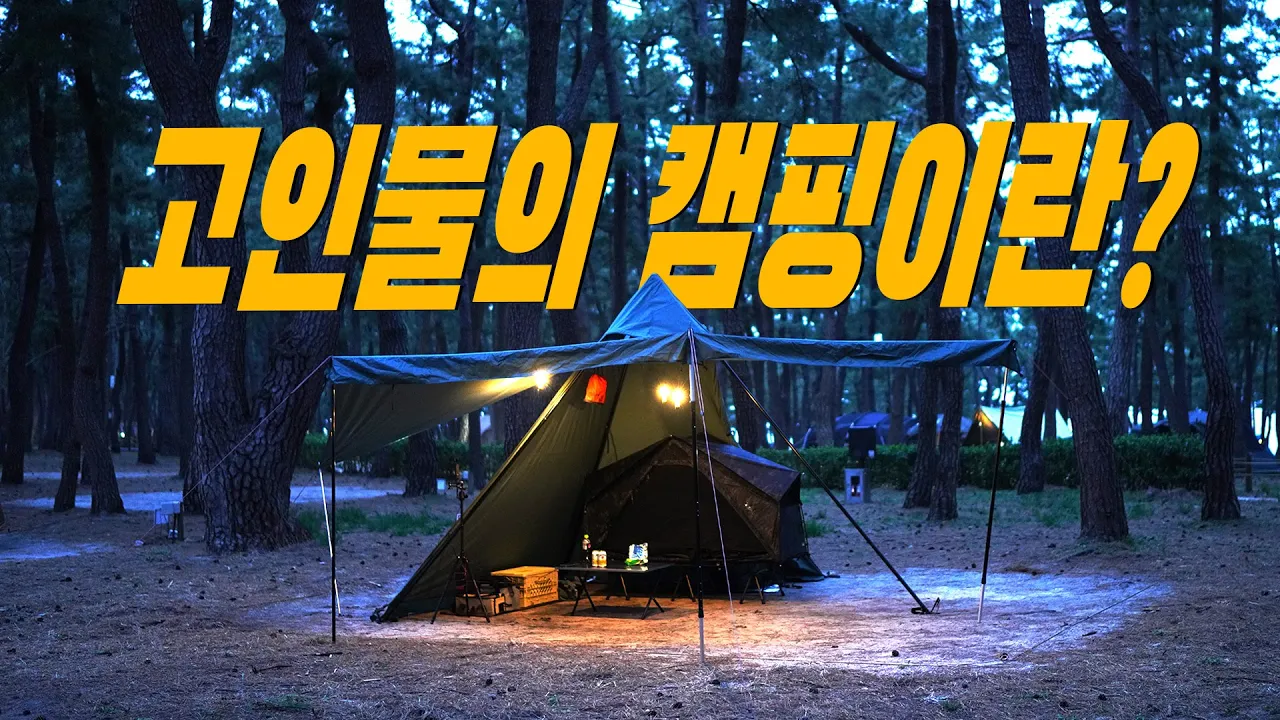 진짜 다 내려 놓은(?)  고인물의 캠핑이란?   #너드 아저씨들의 캠핑     #솔로캠핑 #현실캠핑 #캠핑 #1시간 연곡솔향기캠핑장 サムネイル