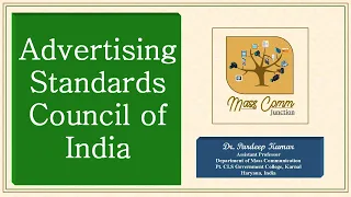 Download 22. Advertising Standards Council of India (ASCI) MP3