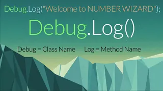 5 Welcome to Number Wizard - What is Debug Log statement creating c script in unity and coding