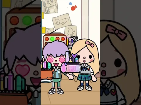 Boyfriend got my mind 🥲🩷 | Toca life story #shorts #tocaboca