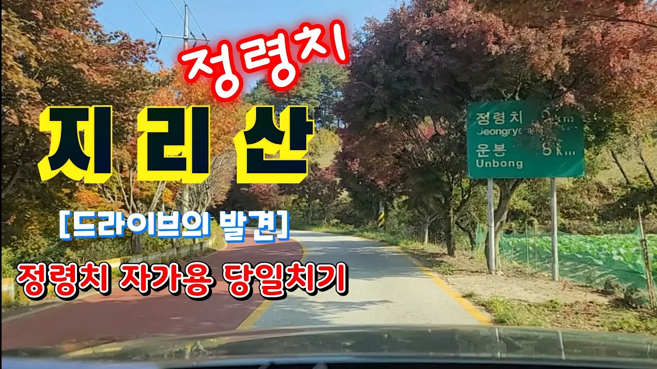 지리산 정령치 자가용 당일치기 / 해발 1,172m의 정령치 단풍 2배 즐기기?. サムネイル