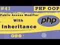 Public Access Modifier with Inheritance in Php Hindi