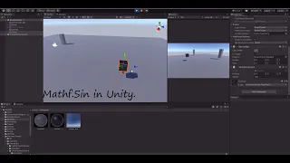 How to use MathfSin in unity Mathf Sin in unity3D