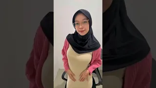 fadhilahrzk jilbab hot edisi baju pink