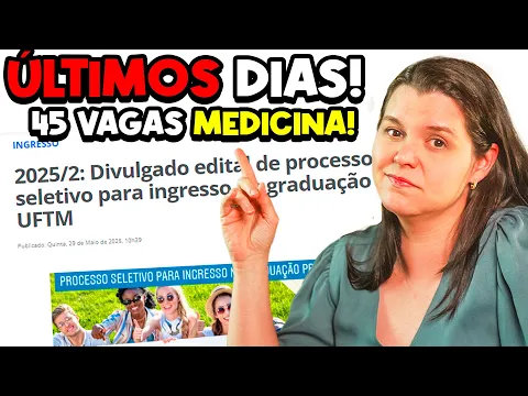 Vídeo: onde focar os estudos pela nota de corte da UFTM