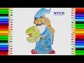 The Witch Coloring Pages - How To Coloring Old Witch