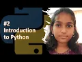 Python Programming Tutorial 2 Introduction to Python Coding for Kids