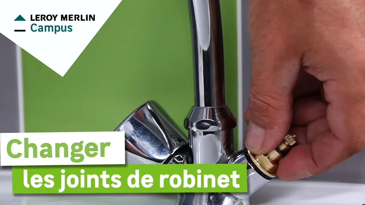 Leroy Merlin : contrôler et changer les joints d’un robinet