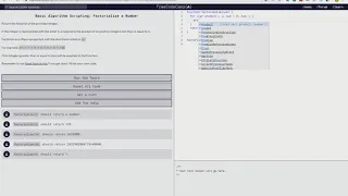Basic Algorithm Scripting Factorialize a Number