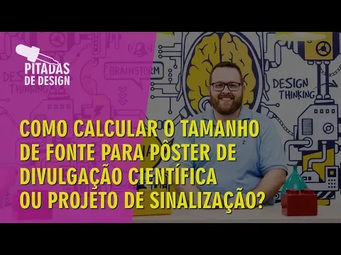 Download MP3 Como calcular o tamanho de fonte para um pôster científico ou placa de sinalização?