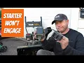 Fix Your Snowblower Electric Starter Learn How To Replace The Gear