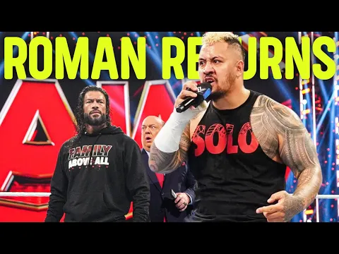 Download MP3 BREAKING: Roman Reigns Returns On Raw (WWE Draft) To Confront Solo Sikoa...Real Reasons Revealed