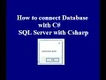 How to connect SQL server database with visual Studio C in Urdu hindi