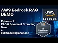AWS Bedrock RAG Demo in Python Embeddings Similarity Search AIF-C01 Ep 6