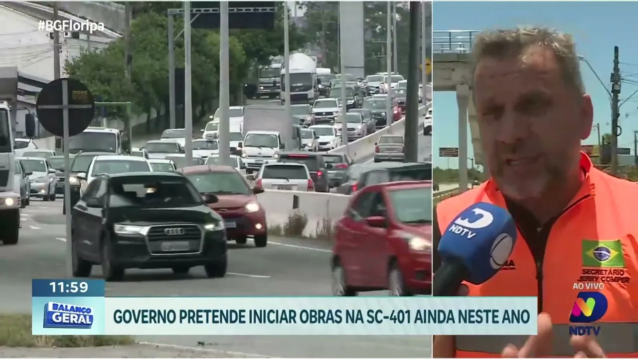 Governo anuncia planos para iniciar obras na SC-401 ainda este ano