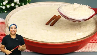 Arroz Doce CREMOSO Tradicional  IGUAL DA VOVÒ Sobremesa FÁCIL  DELICIOSA e SEM MISTÉRIO!