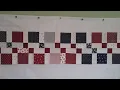 Patriotic Disappearing Nine Patch Quilt - Part 2