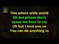 Download Lagu Eric Donaldson - Please Don't Go (Karaoke Version)