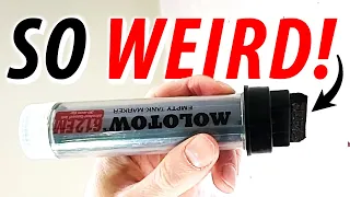 The WEIRDEST Graffiti Marker You Never Tried Molotow 612 Empty Tank Marker Tagging Review