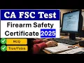 California FSC Practice Test 2025 - 30 Questions Answers MCQs and True False
