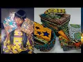 How to make a fabric Ankara book cover with glue