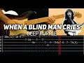 Download Lagu Deep Purple - When a Blind Man Cries solos (Guitar lesson with TAB)