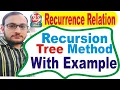 16 How to Solve Recurrence Relation using Recursion tree method Data Structure Algorithm