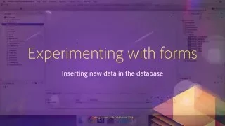 06 Inserting new data in the database 02 Experimenting with forms