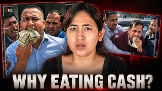Why are Indian Officers Caught Eating Cash. Quite Literally!