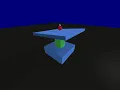 Self-balance platform robot simulation using python Deep Reinforcement learning and PyBullet