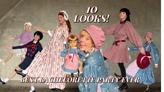 Making American Girl Costumes for THE BEST BACHELORETTE TRIP EVER!