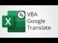 Excel VBA Google Translate Function with Detect Language
