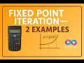 MA301 - Fixed Point Iteration Method Using Calculator