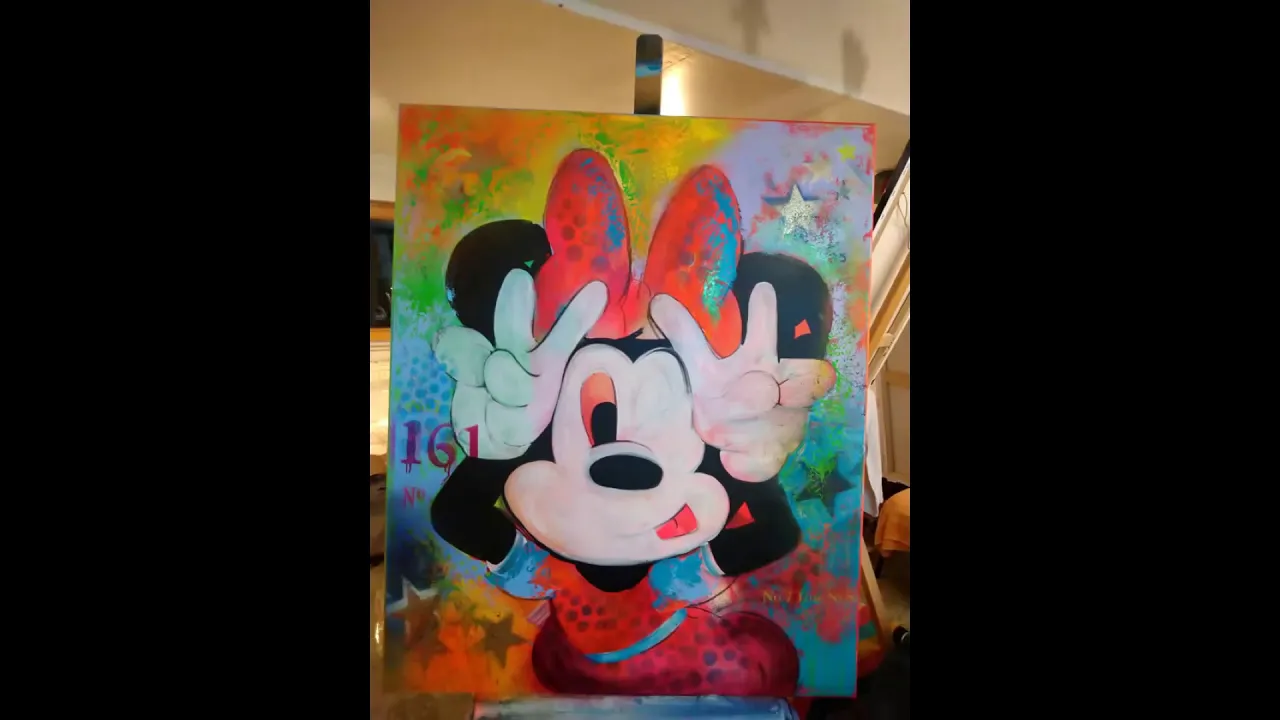 Motiv:"Covergirl "development process Art by Manuela Rathje