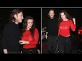 Bella Thorne goes bra-free in sheer red top with fiance Mark Emms at Grammys after-party