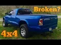 2wd or 4x4 Dodge Dakota Transfer Case Linkage Install