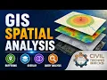 GIS Spatial Analysis Buffering Overlay Map Algebra Query Analysis Geomatics Surveying