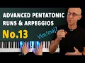 Advanced Pentatonic Runs Arpeggios No 13