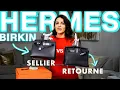 Hermes Black Baby Birkin 25 Comparison Sellier vs Retourne Unboxing
