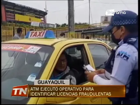 ATM ejecutó operativo para identificar licencias fraudulentas