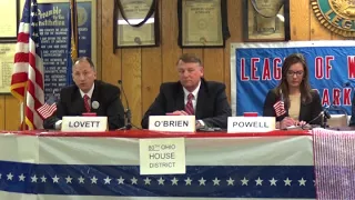 League of Women Voters Darke County Candidates Night Forum 4 23 18