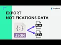 Convert JSON to CSV or Excel format