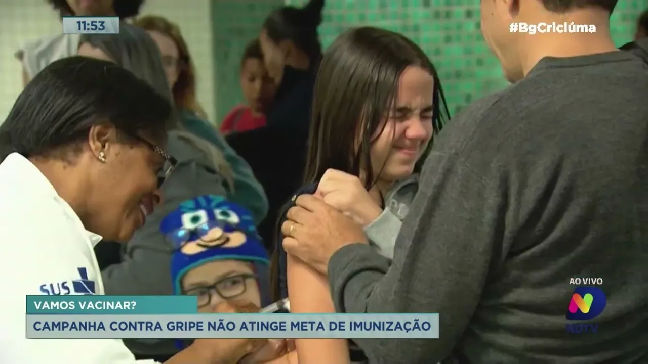 Campanha de vacinação contra a gripe não atinge meta em Criciúma